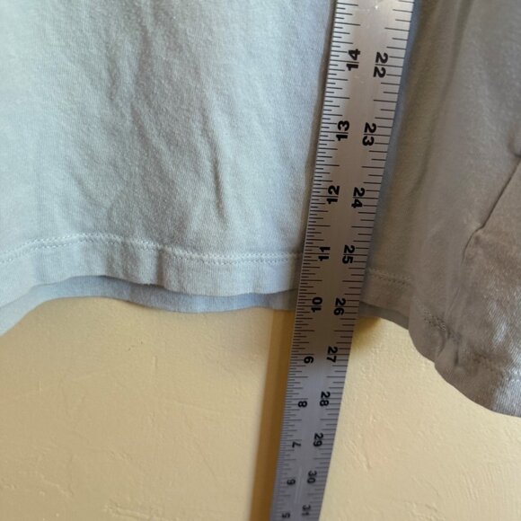 Gap T Shirt Tee Mens Medium Blue Ocean Wave Graphic Casual Beach Layer Surf - Picture 5 of 7